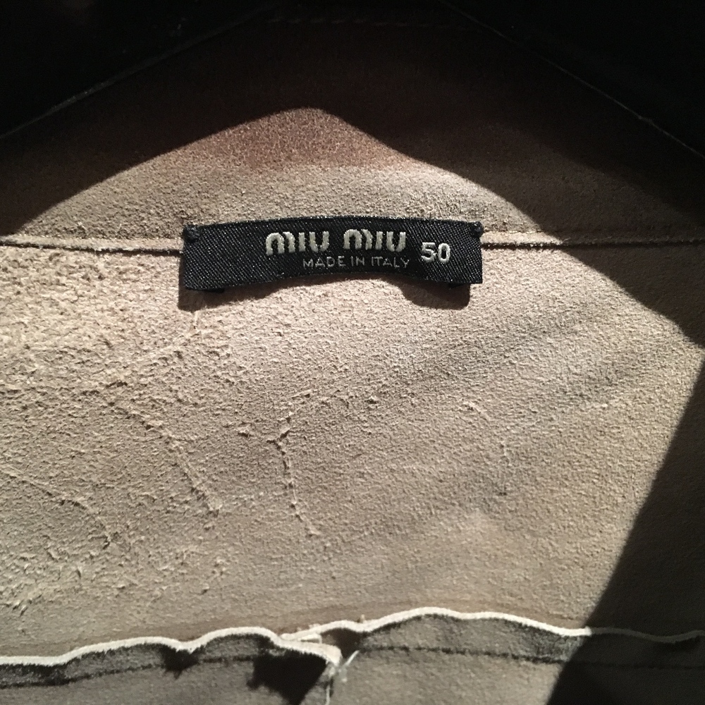 MIU MIU Leather Jacket - Picture 2 of 2